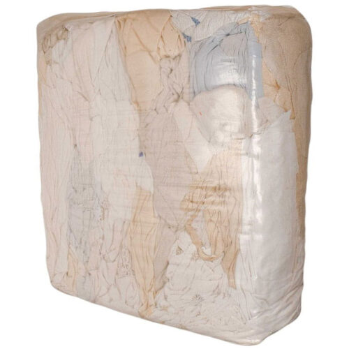 Czyściwo bawełniane cięte białe