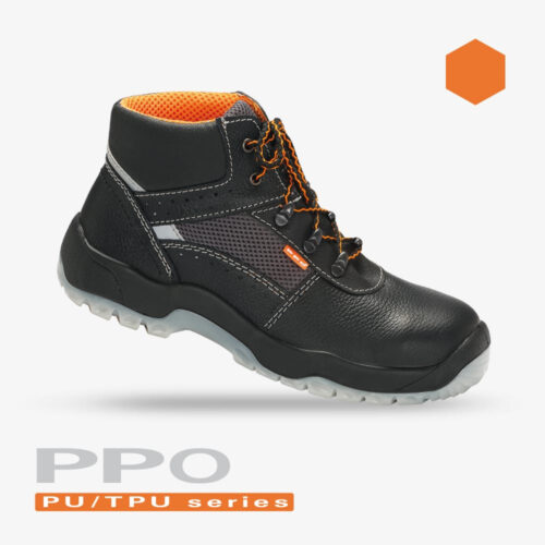 Trzewiki bezpieczne męskie Strzelce Opolskie PPO model 055 S1 SRC
