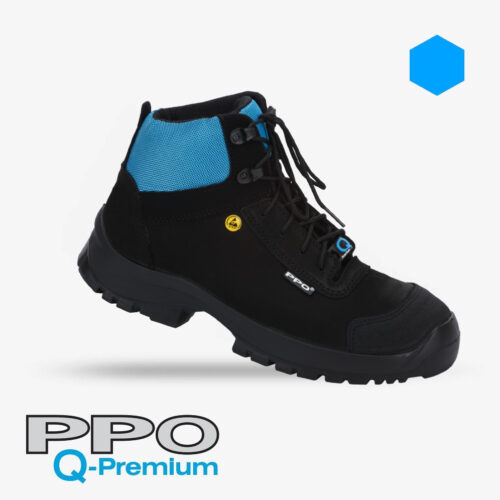 Trzewiki bezpieczne męskie Strzelce Opolskie PPO model Q6 S3 CI SRC ESD