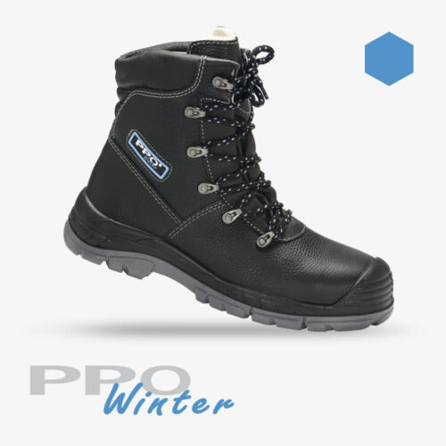 Trzewiki bezpieczne męskie ocieplane Strzelce Opolskie PPO model 0157 Winter S3 CI SRC