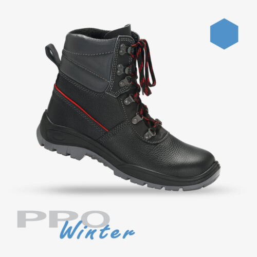 Trzewiki bezpieczne męskie ocieplane Strzelce Opolskie PPO model 0151 Winter S1 CI SRC